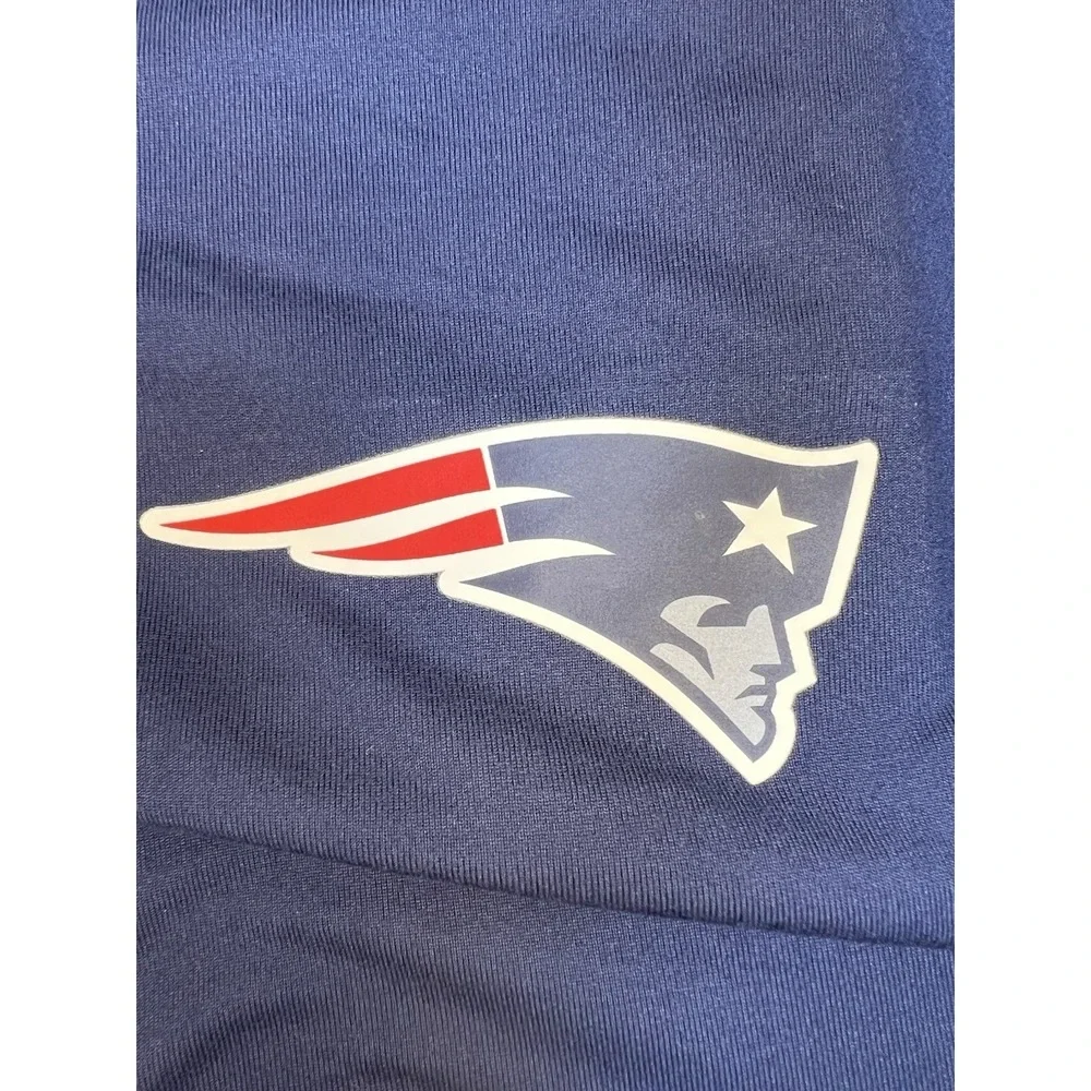 NWT Fanatics Patriots 1/4 Zip Pullover Men's L NFL Team Apparel Blue 88/12